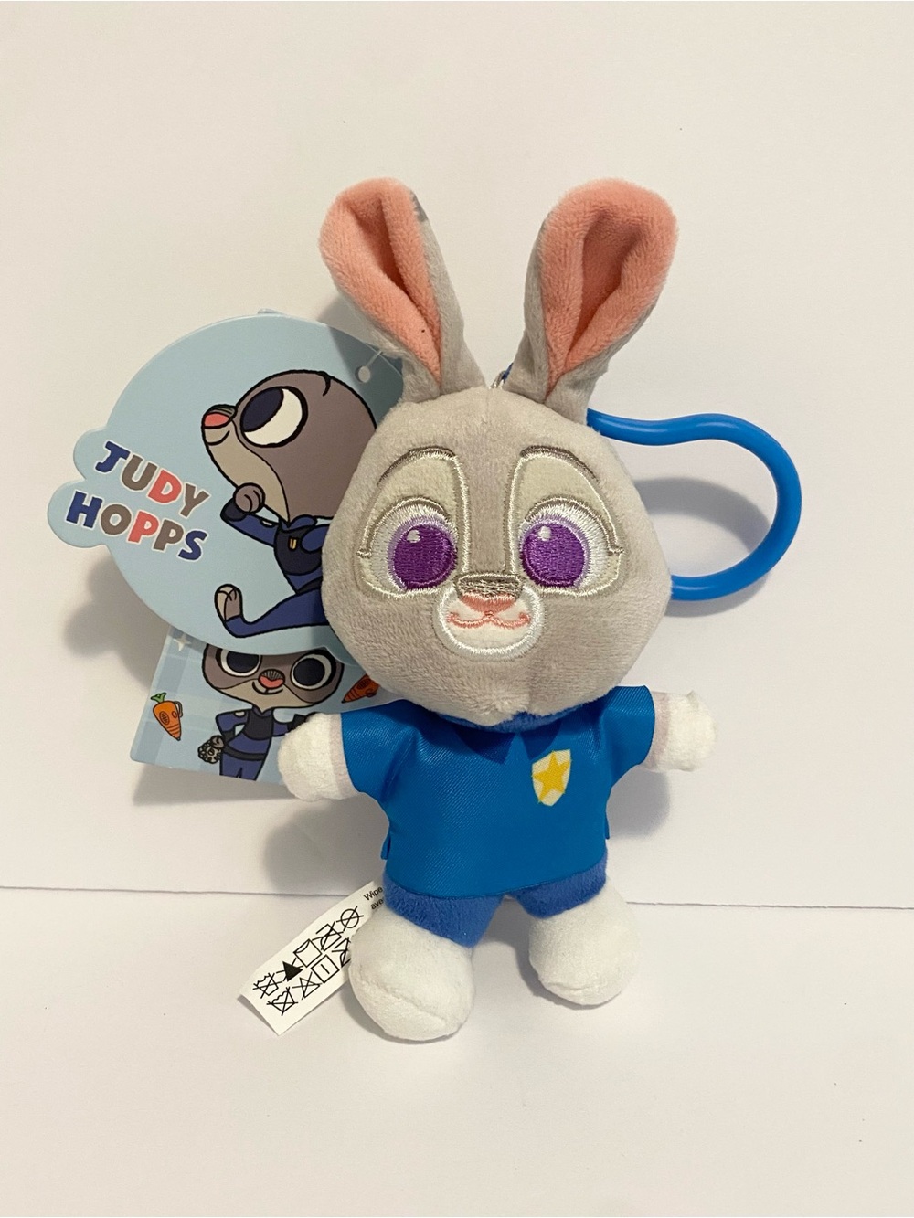 Zootopia Judy Hopps Plush Bunny Clip Stuffed Animal Toy Backpack Gift Keychain